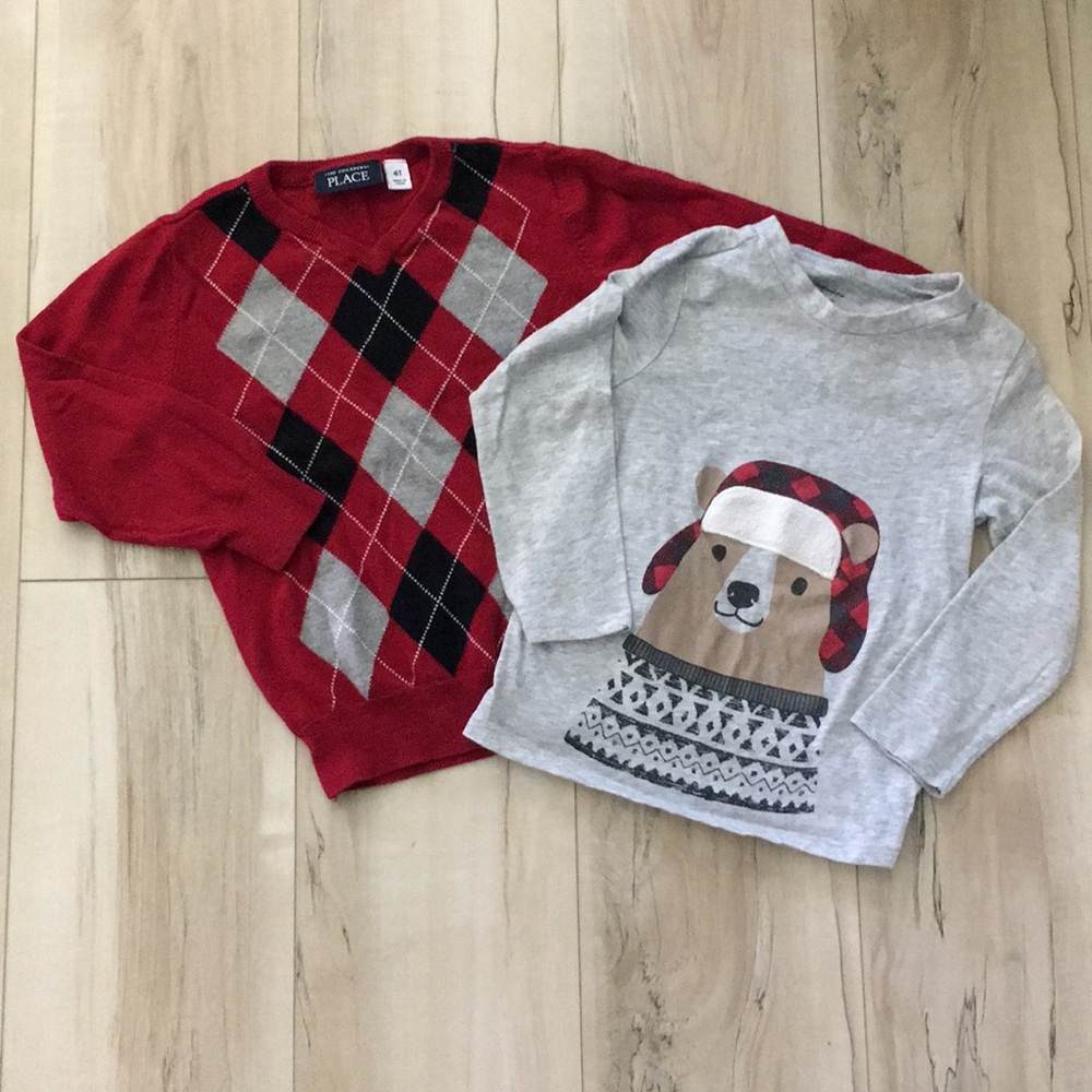 Boys Sweater and Long Sleeve Top